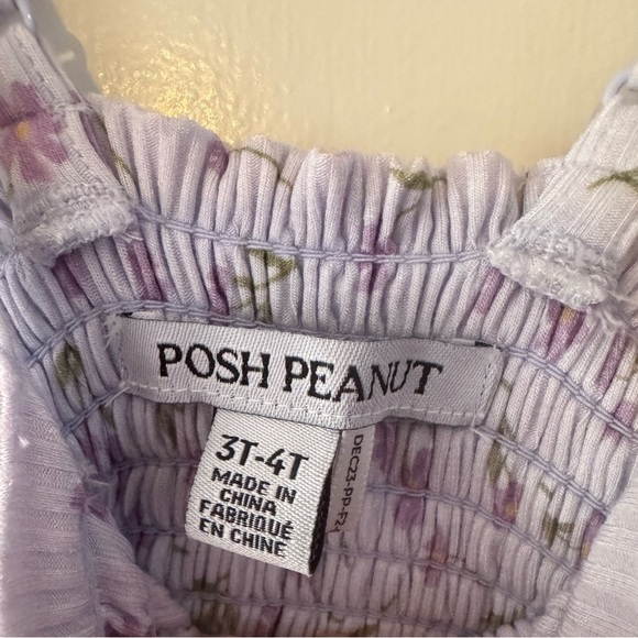 Posh Peanut Jeanette Smocked Flutter Sleeve Babydoll Dress - Picture 7 of 7